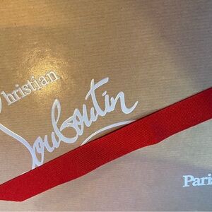 Men’s Black Leather Christian Louboutin Size 8.5 Sneakers